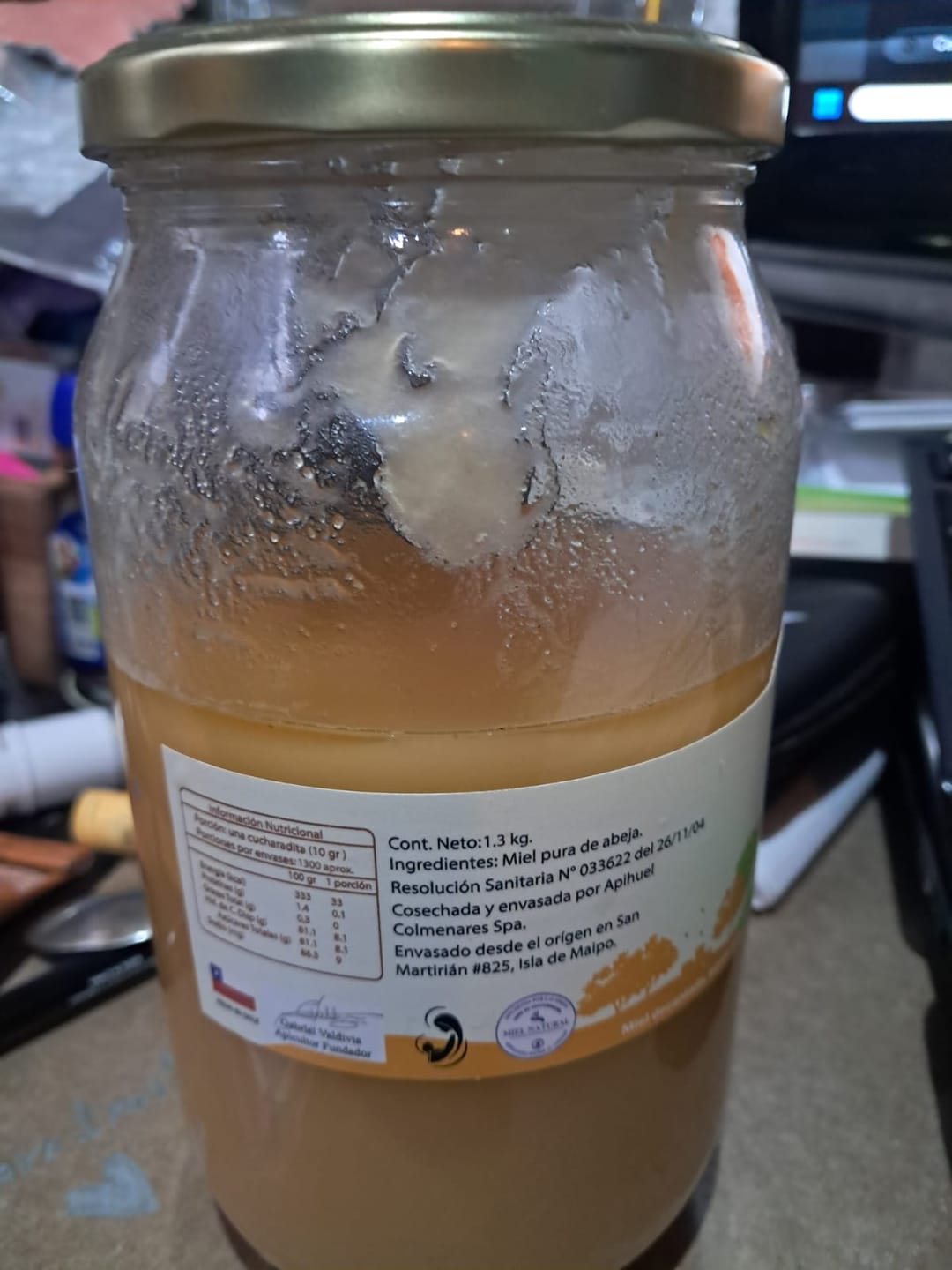 Customer photo review of Miel de Ulmo 1.3 kg