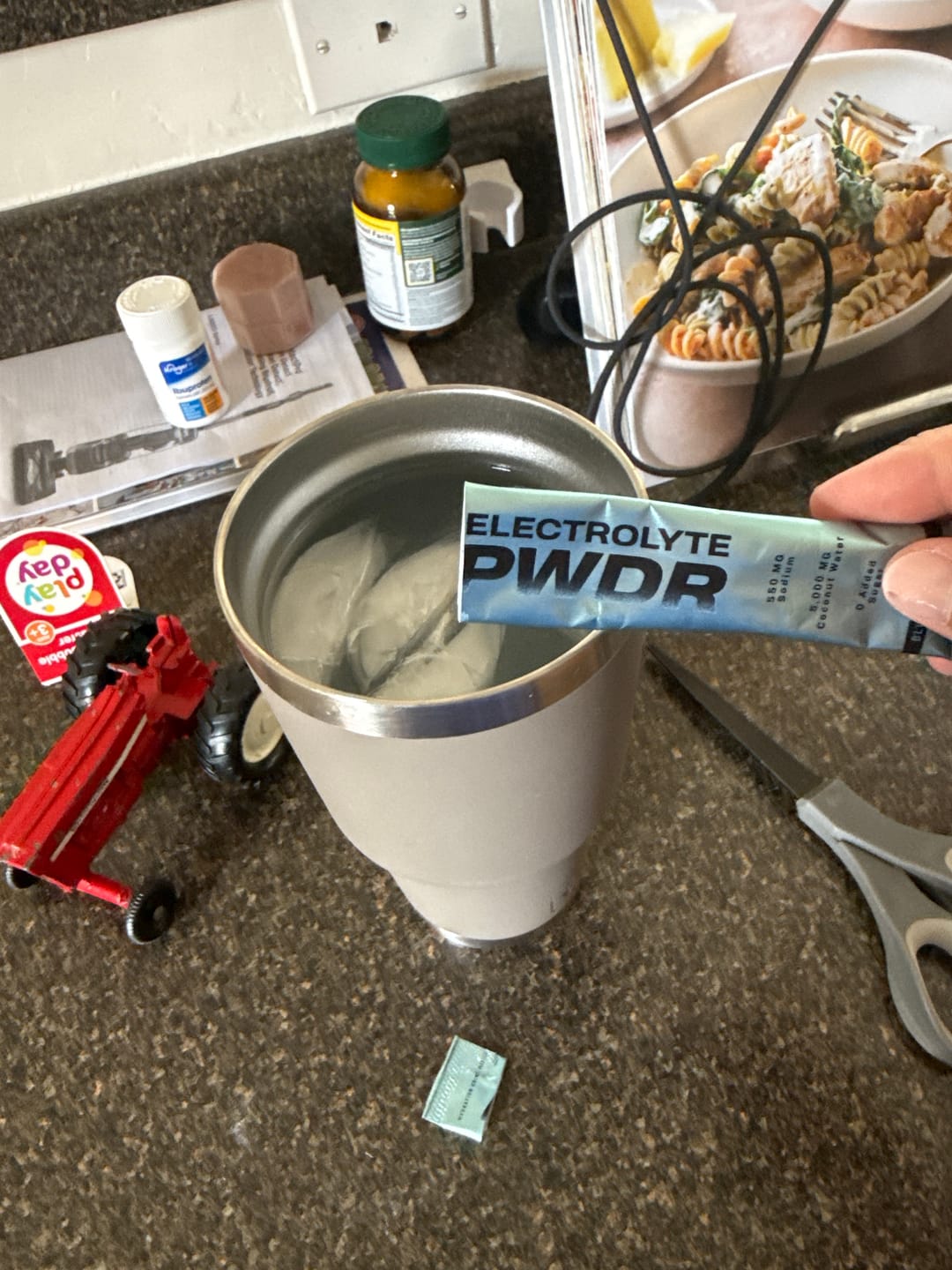 Customer photo review of ELECTROLYTE PWDR
