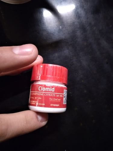 Customer photo review of CLOMID | Clomifeno Citrato 50mg 50 tabs