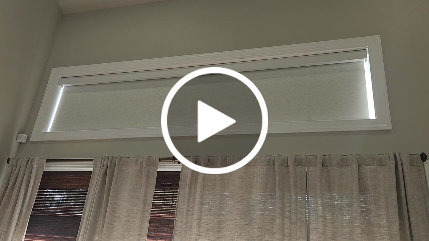 Customer video review of Bringnox Motorized Roller Shades 100% Blackout Linen