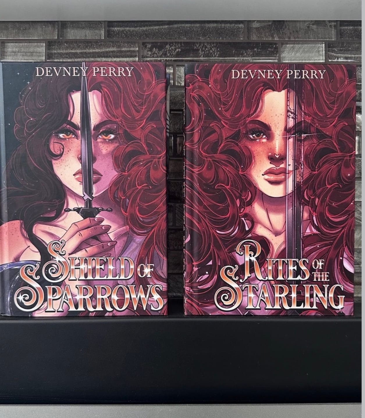 Customer photo review of PS Hardcover SE Rites of the Starling by Devney Perry