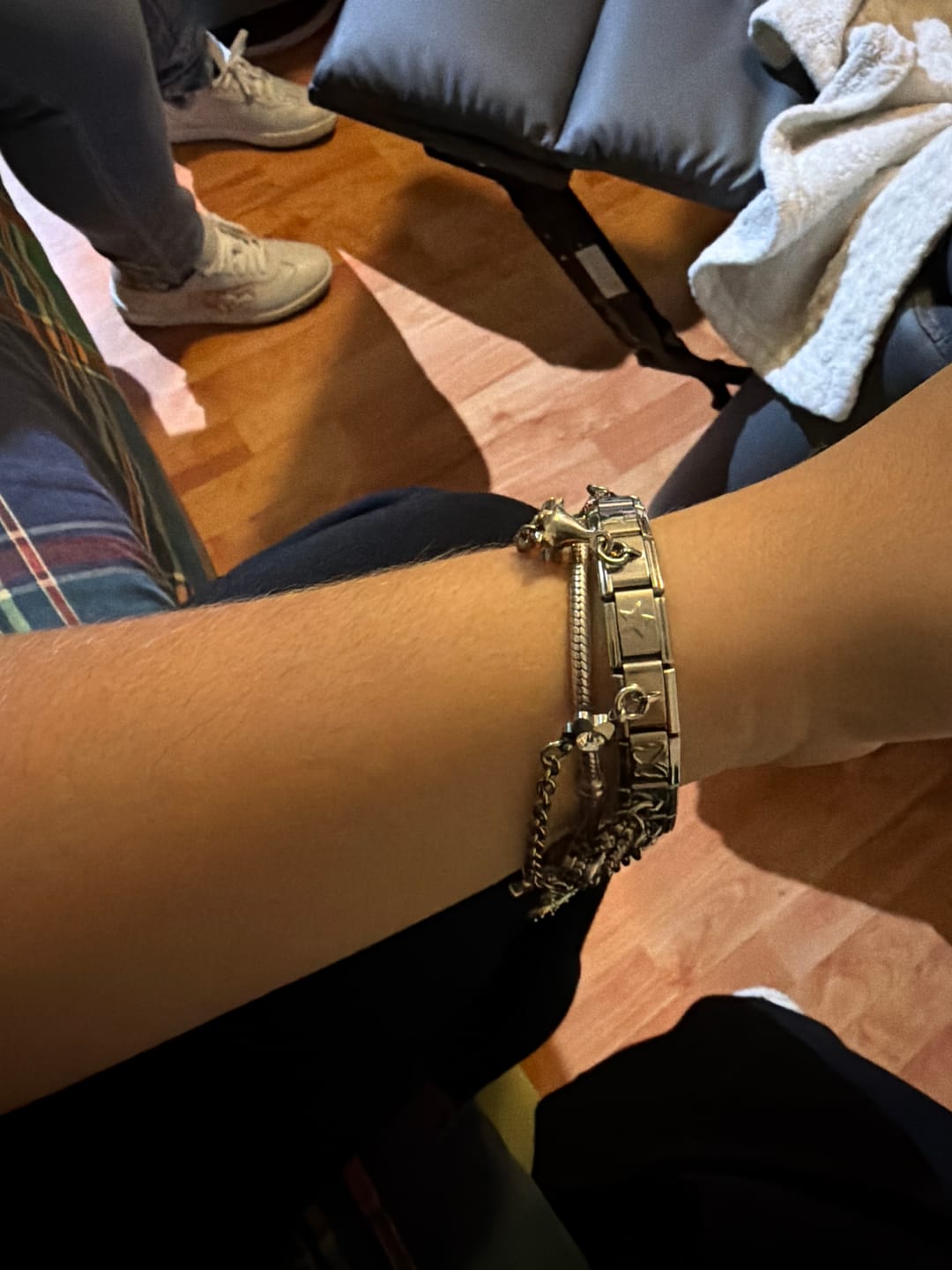 Customer photo review of Pulsera Estrellas Italiana para Charms