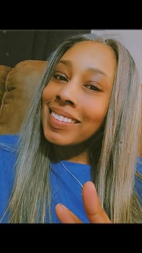 Customer photo review of Luvwin 5x5 Closure Kinky Straight Salt & Pepper Free Parting Glueless Wig