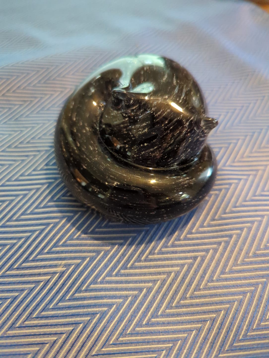Customer photo review of Sleeping Cat with Infused Cremation Ashes