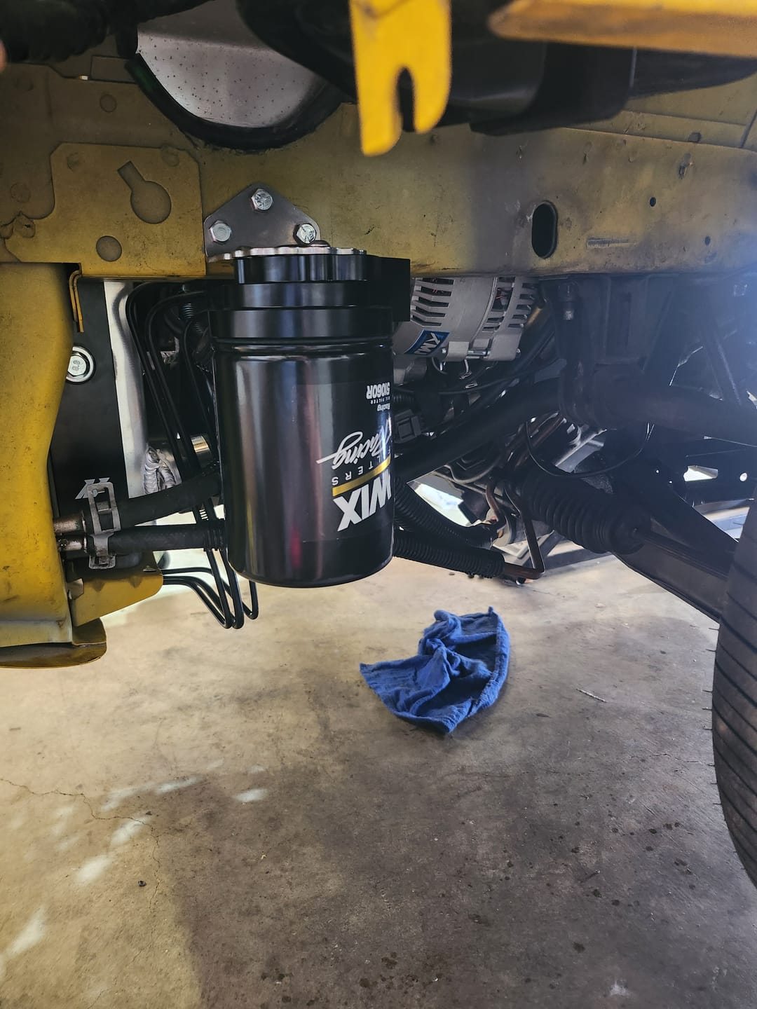 Customer photo review of Fluidworks Remote Oil Filter - Front Load Style