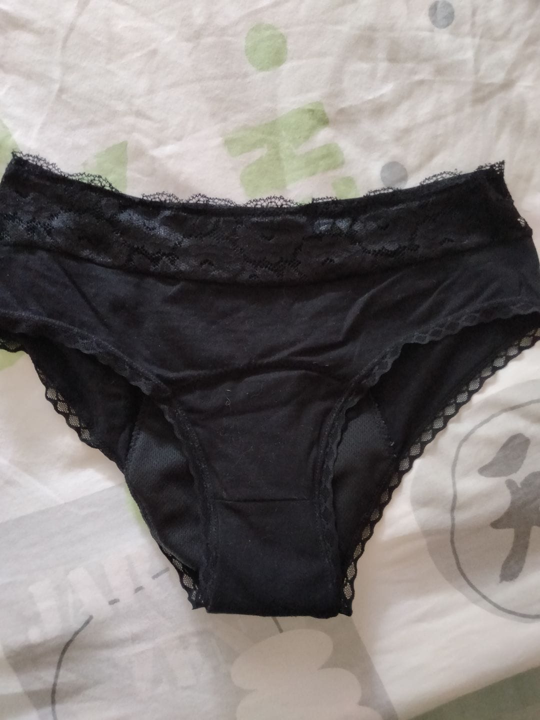 Customer photo review of Klassiek met kant - Organisch katoen - 100% Lekvrij
