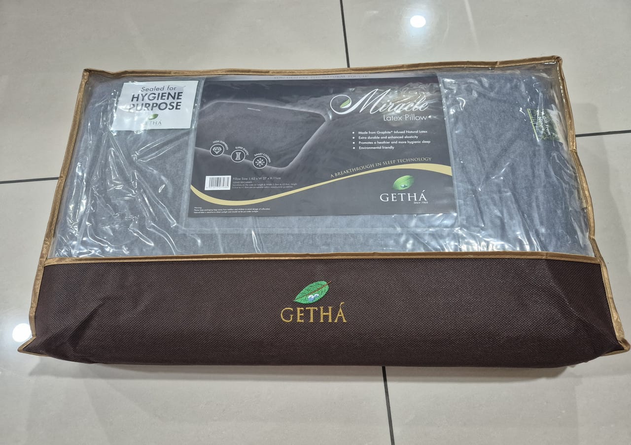 Customer photo review of (LIMITED UNIT) Getha Miracle Latex Pillow (NEW)