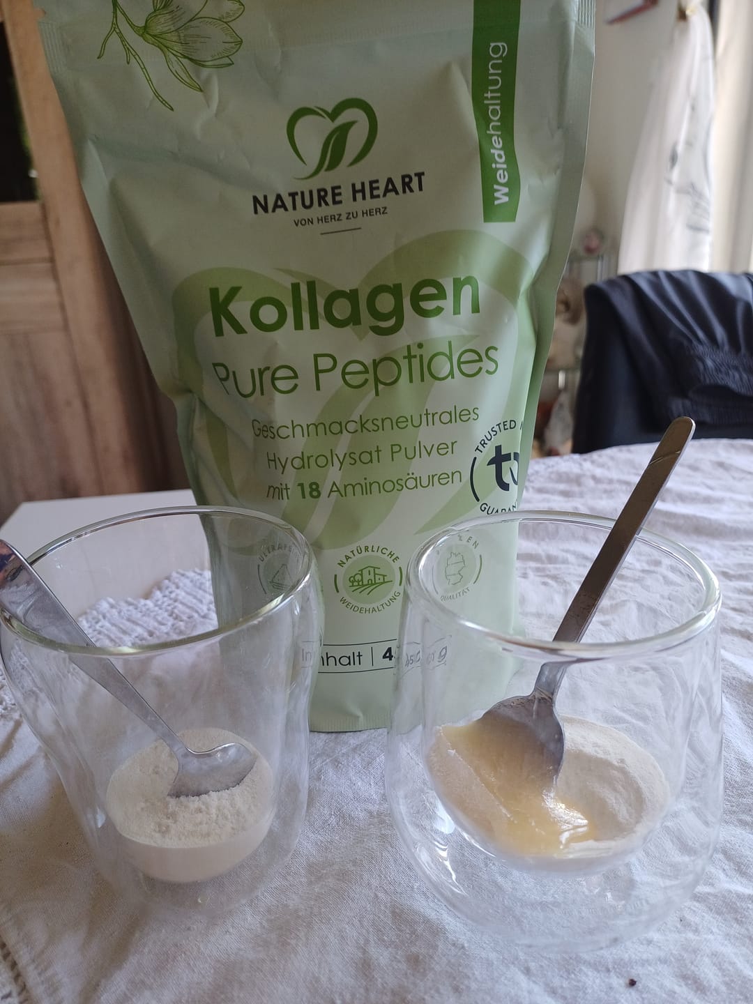 Customer photo review of Kollagen Pure Peptides