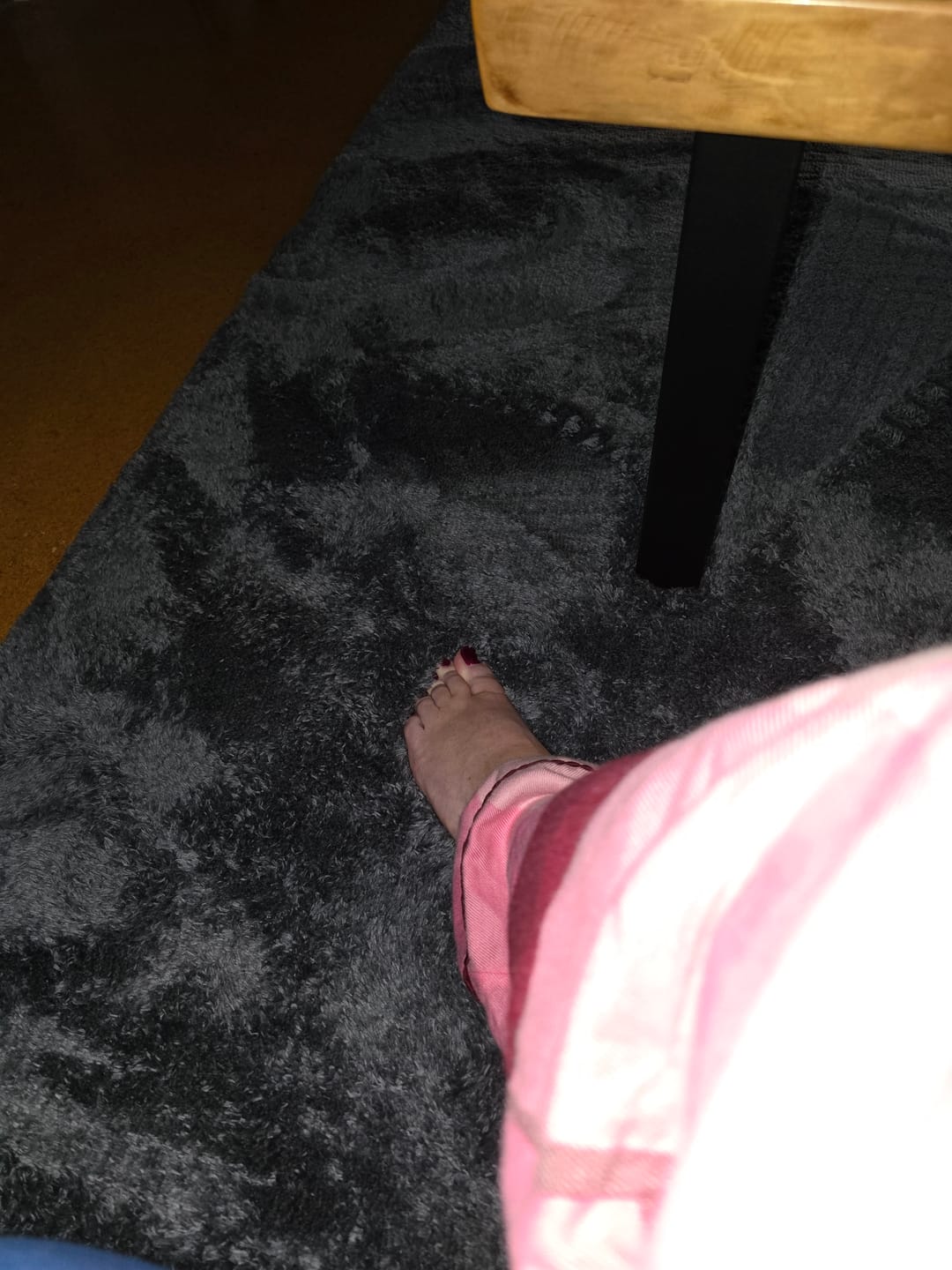 Customer photo review of Deluxe Shaggy Relax Mat - 35mm Memory Foam Base