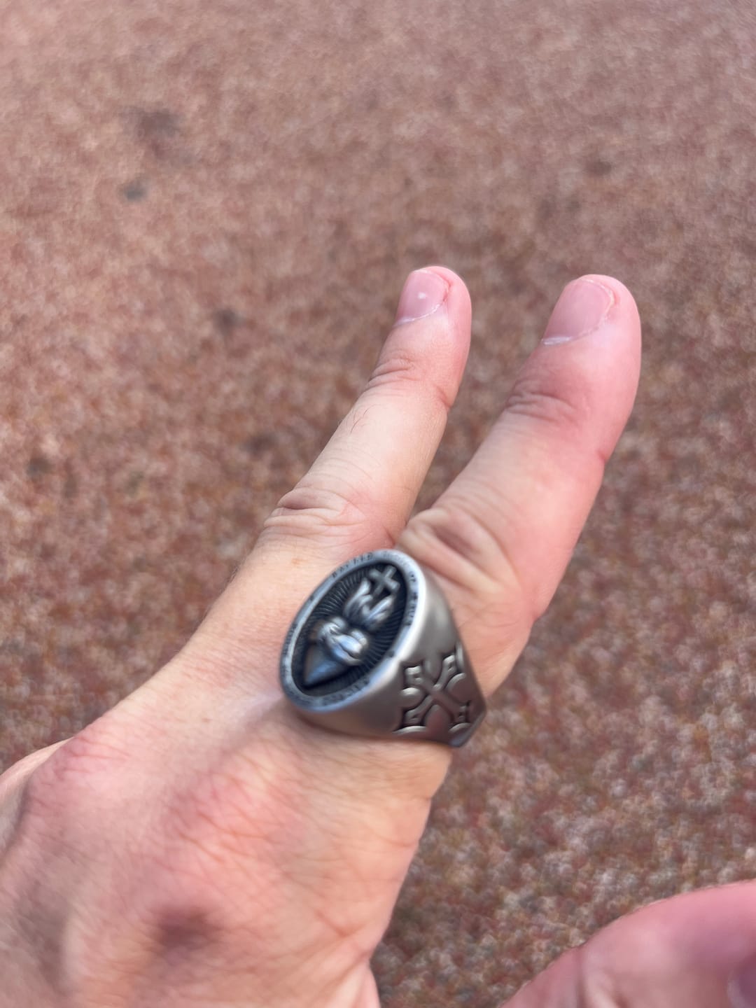 Customer photo review of Sacred Heart.