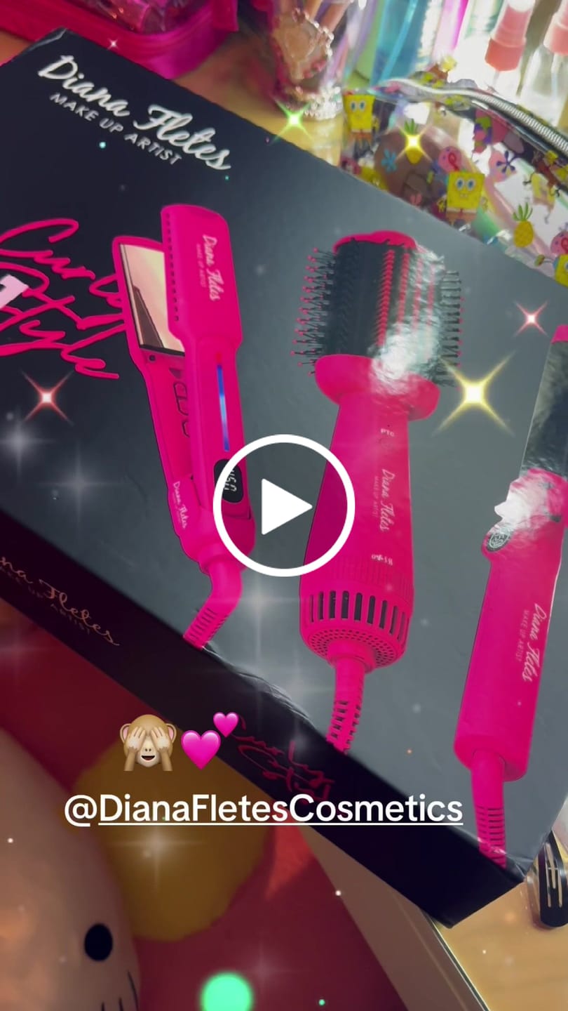 Customer video review of Set 3 en 1 Estilizado Profesional Pink