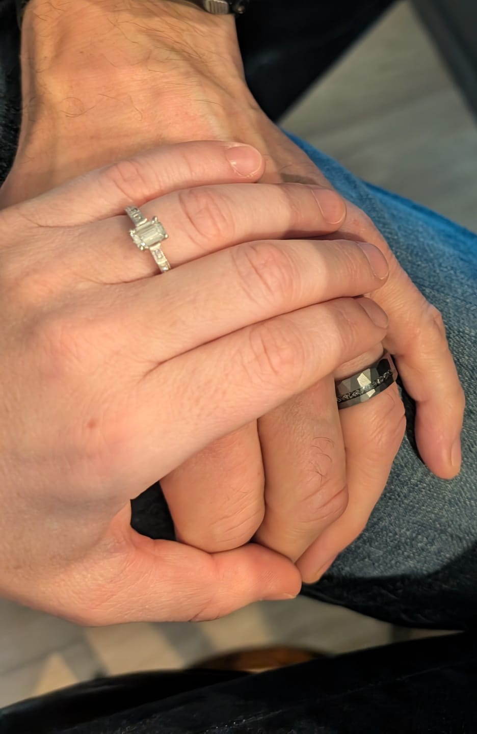 Customer photo review of Hammered Meteorite