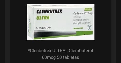 Customer photo review of CLENBUTREX ULTRA | Clembuterol 60mcg 50 tabs