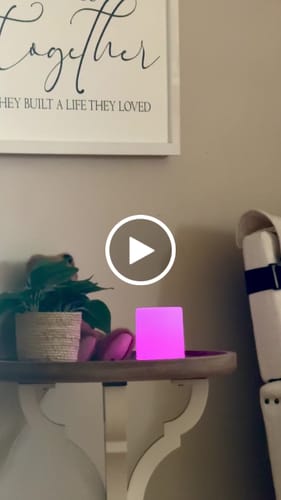 Customer video review of Friendship Lamp