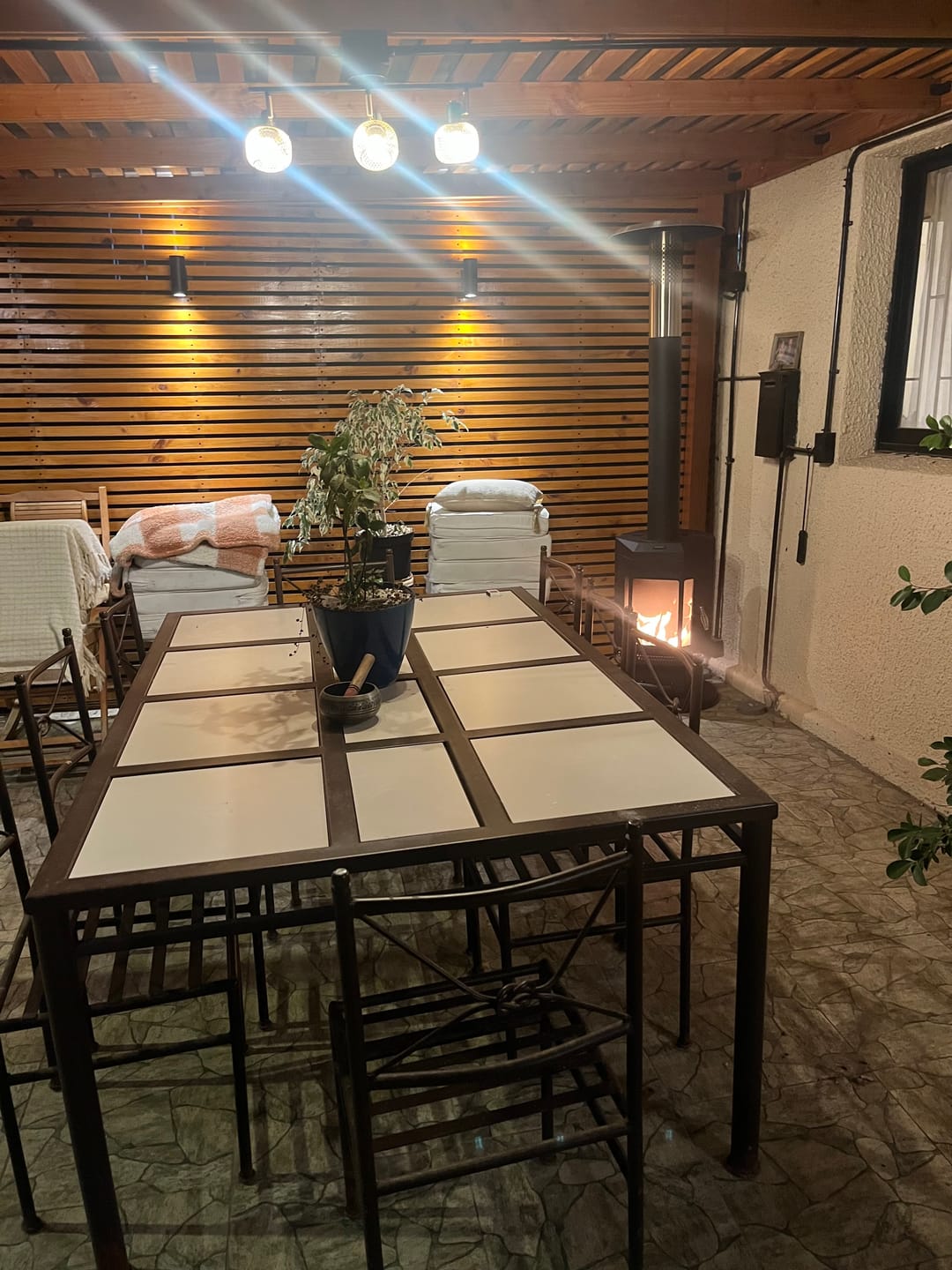 Customer photo review of Estufa Calefactor a Pellet Kaltemp Woody 20 | 20m2 Terraza
