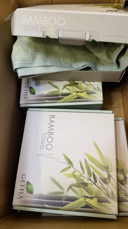 Customer photo review of Bamboo Bath Towel