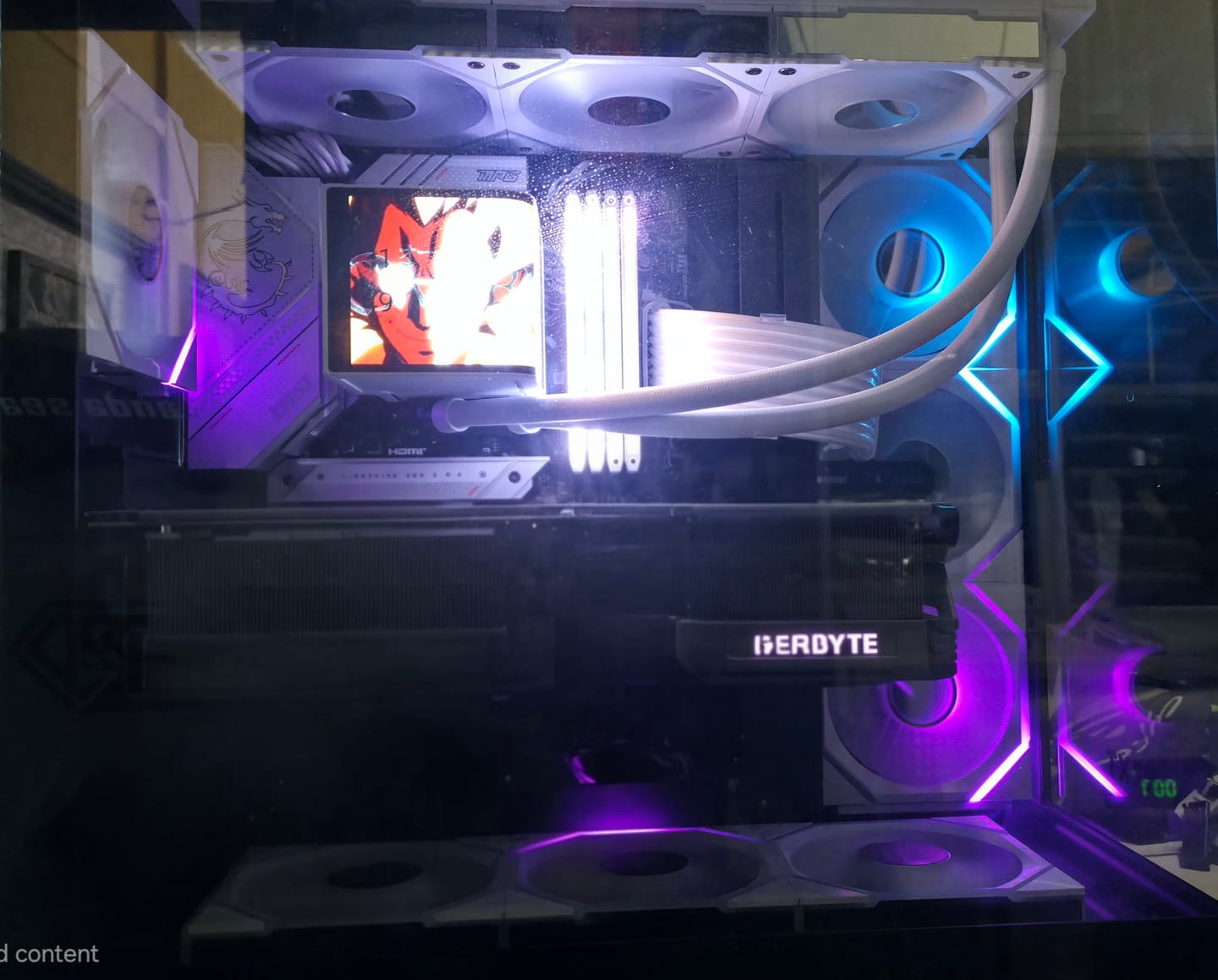 Customer photo review of Nollie FAN GC120 ARGB Cooling Fan Modular Stackable Splicing PWM Silent 120mm RGB Fans 26LED