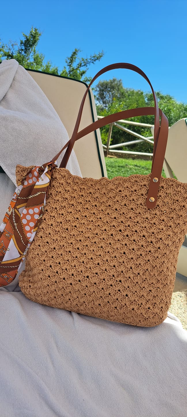 Customer photo review of Aveline crochet Shoulder Bag Kit