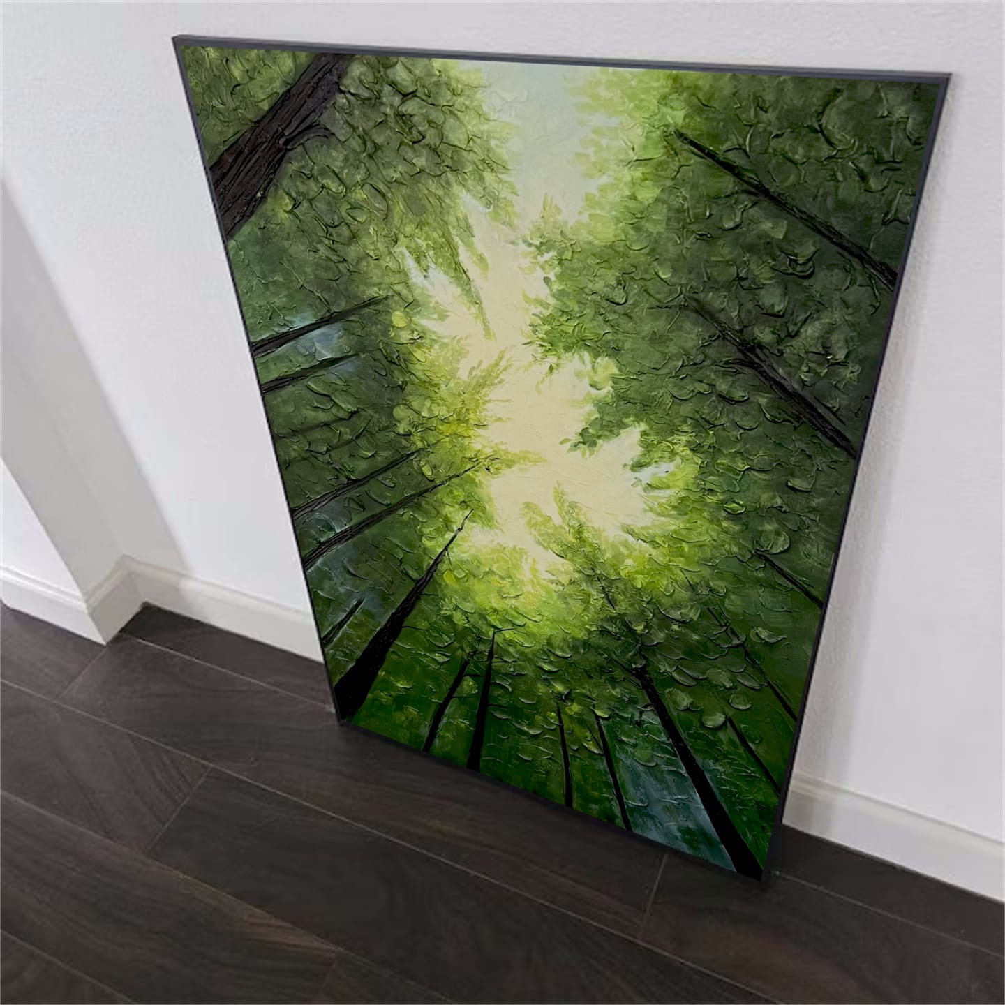 Customer photo review of Tree Textured Painting Canvas #TP017