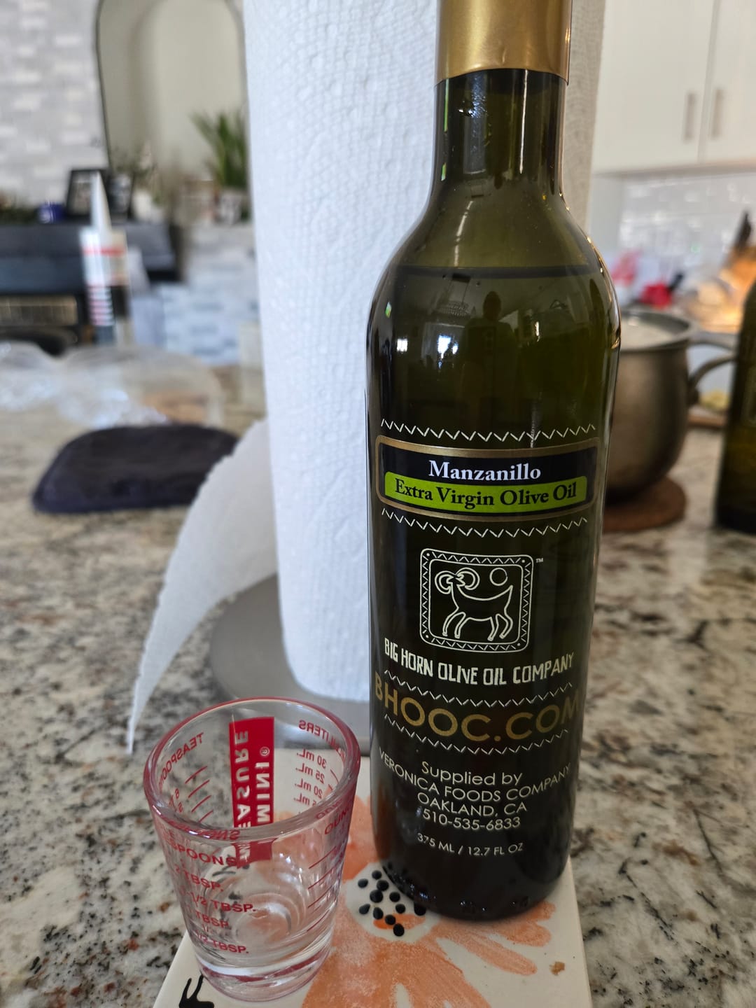 Customer photo review of Organic Chetoui Ultra Premium Extra Virgin Olive Oil