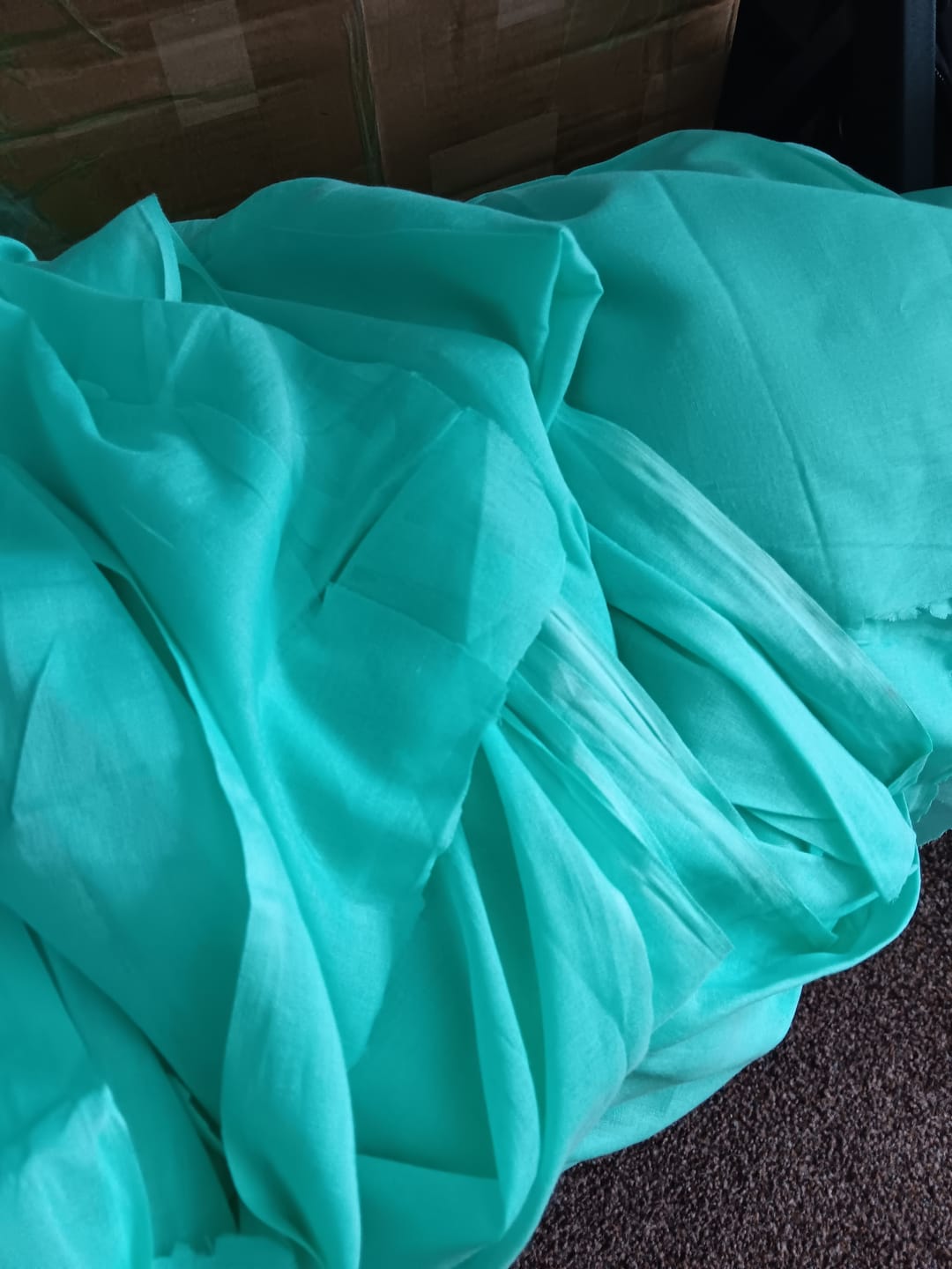 Customer photo review of Soft Cotton Muslin - 44" Wide - 16 Variations Available