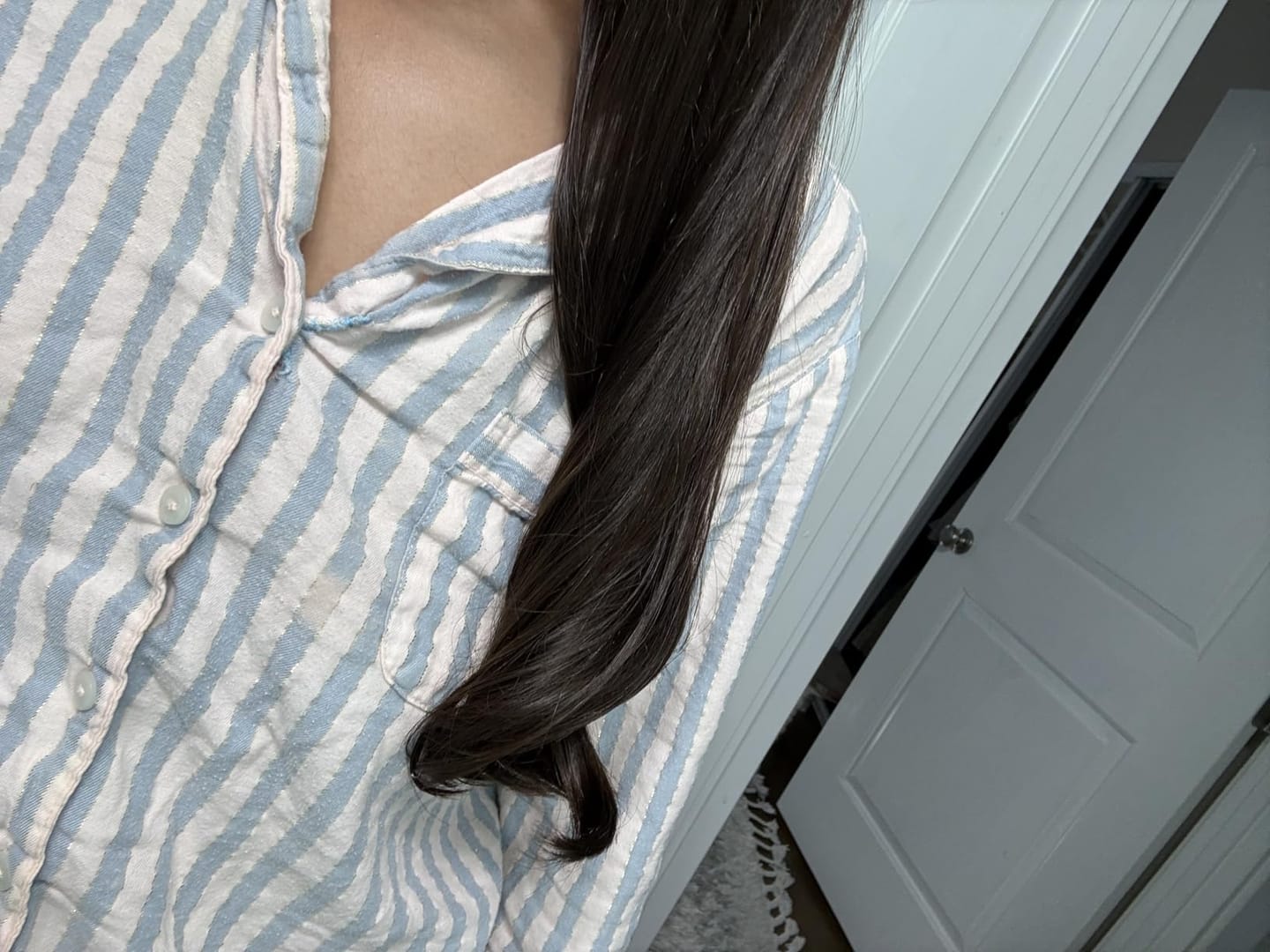Customer photo review of KosmaHair Sérum | Restaurador Capilar & Entradas