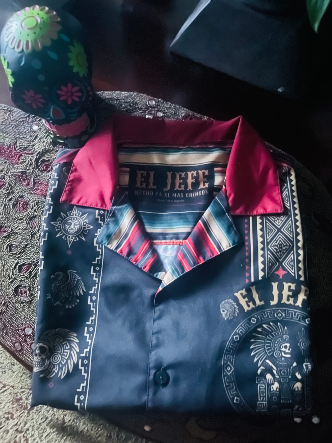 Customer photo review of El Jefe Azteca Guayabera