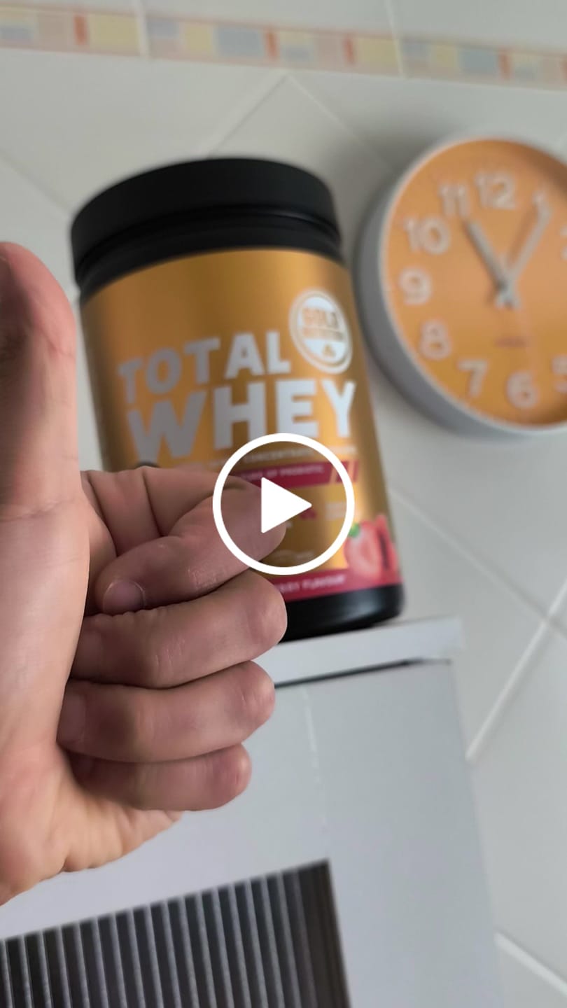 Customer video review of Total Whey 800g