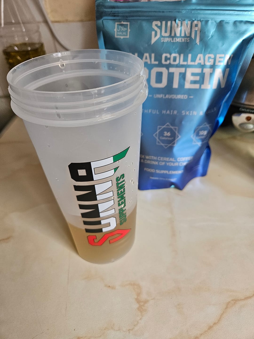Customer photo review of BPA-Free Shaker Bottle
