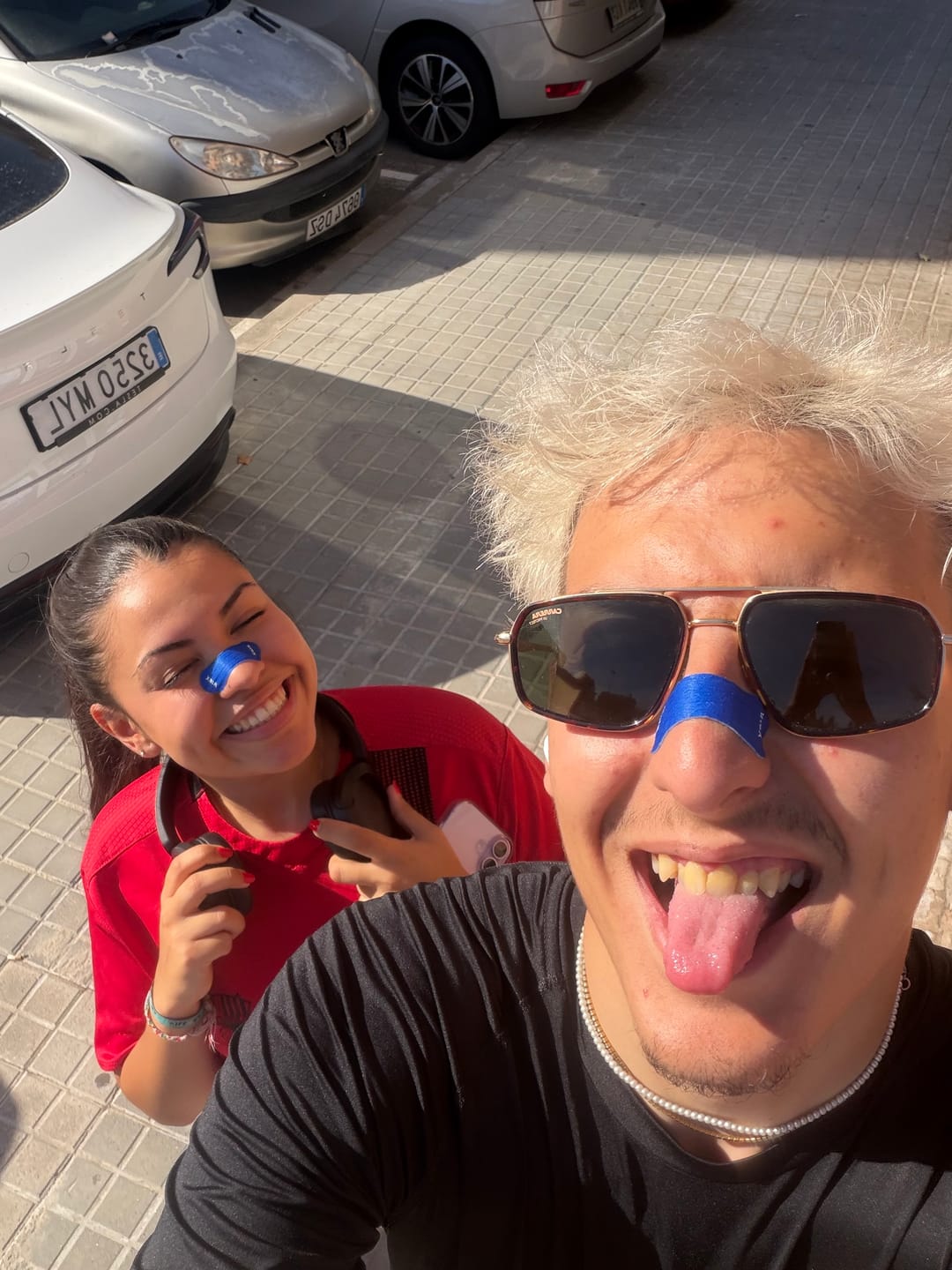 Customer photo review of AirSport® Multicolor Tiras Nasales de Alto Rendimiento