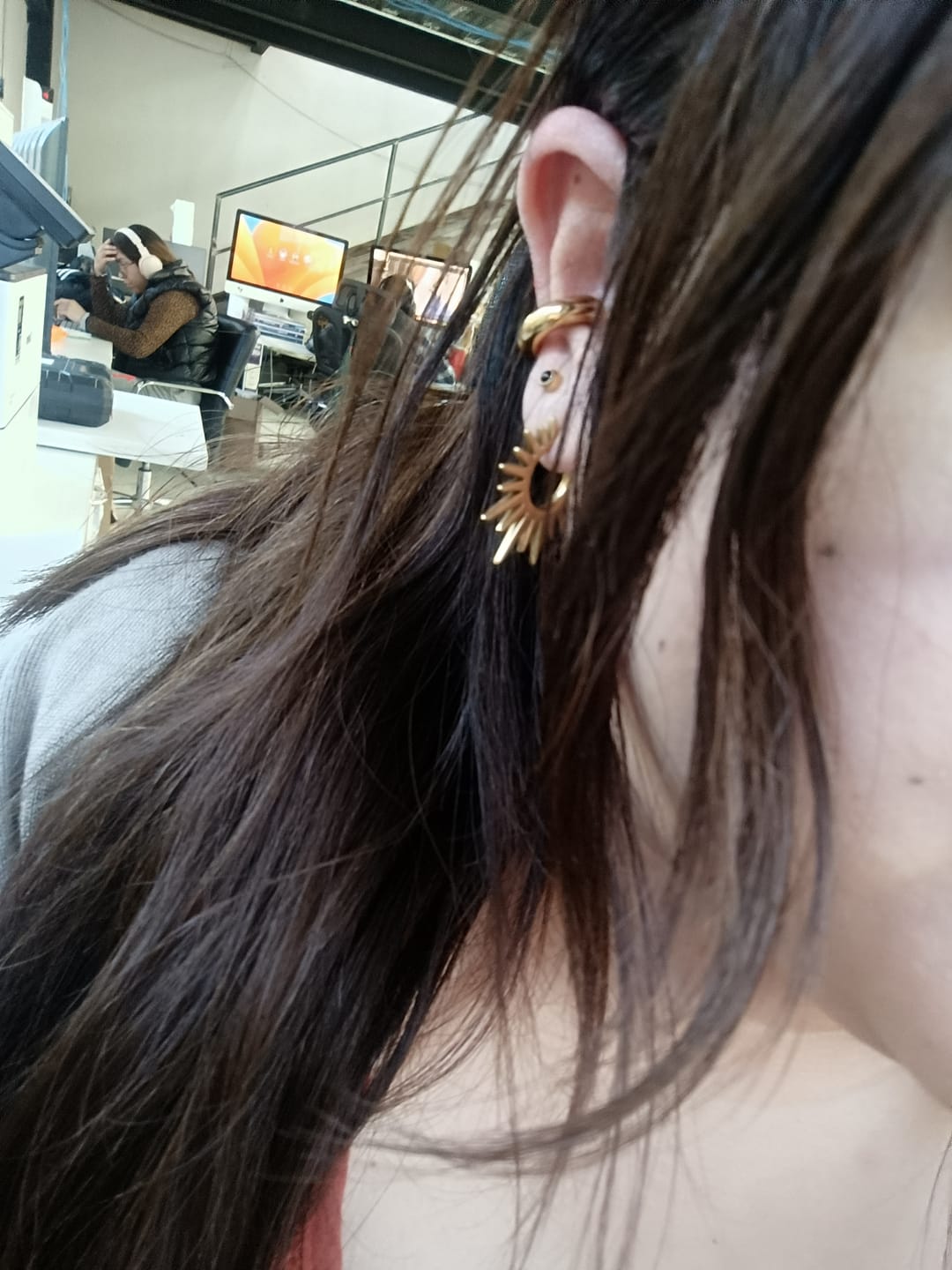 Customer photo review of Aretes Caribe