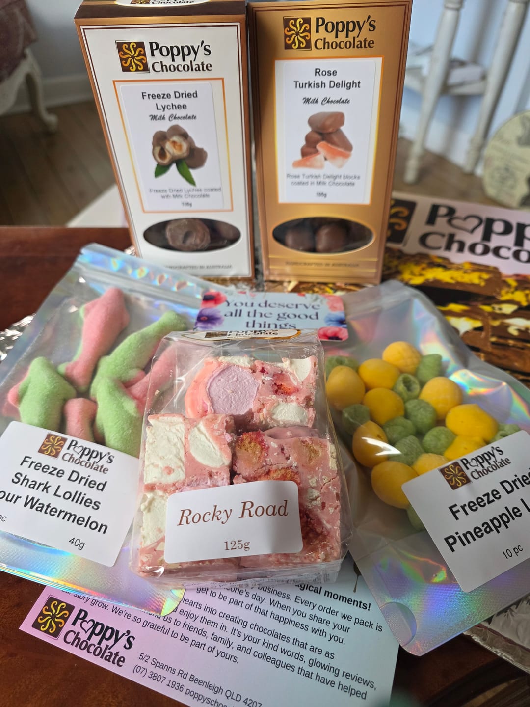 Customer photo review of Pink Blossom Rocky Road 125g