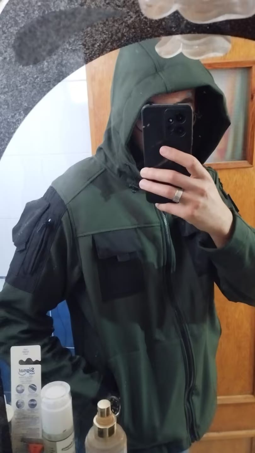 Customer photo review of Wodoodporny zestaw outdoorowy dla mężczyzn z kurtką i spodniami – Falk