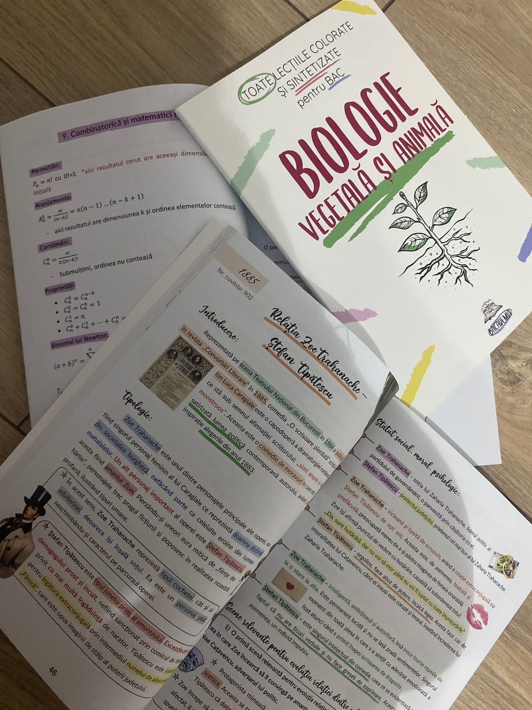 Customer photo review of Pachet Bacalaureat (Română + Matematică + Biologie Vegetală și Animală clasele IX-X) Bacademia