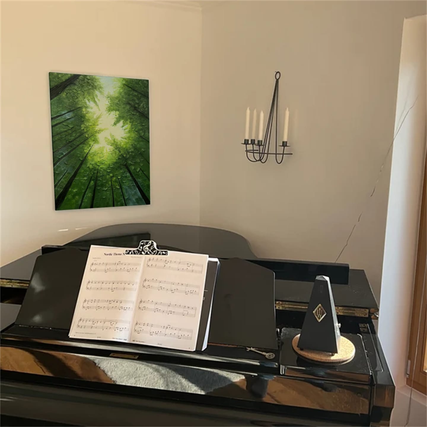 Customer photo review of Tree Textured Painting Canvas #TP017