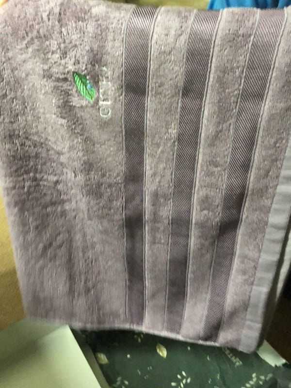 Customer photo review of Bamboo Bath Towel