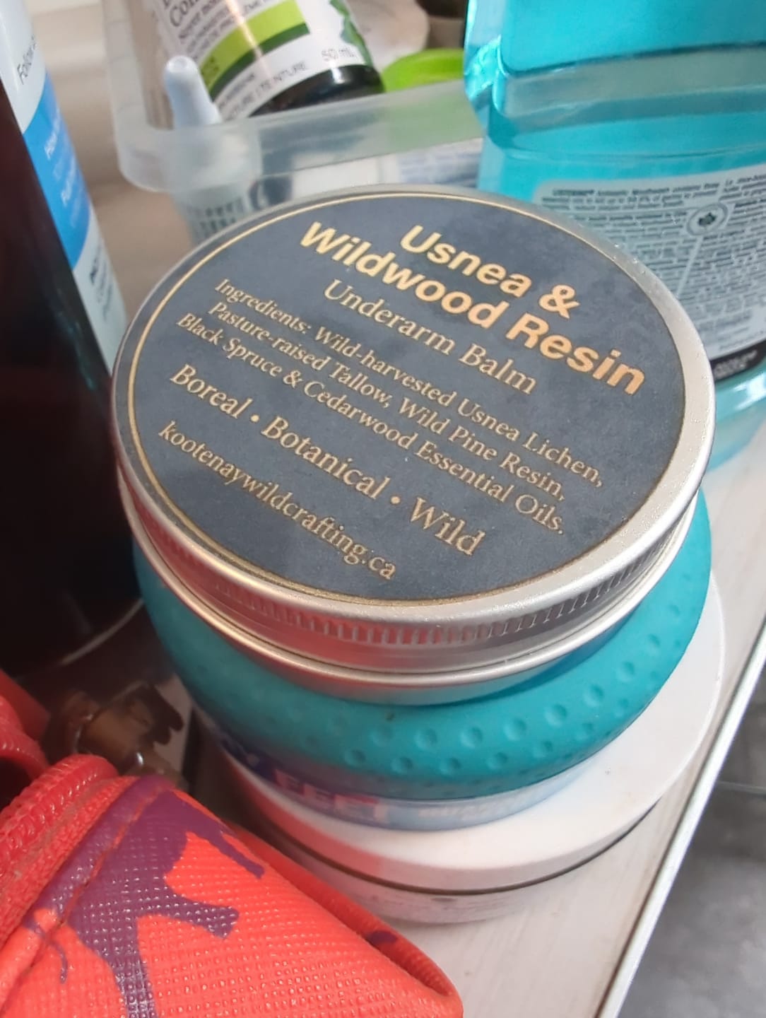 Customer photo review of Usnea & Wildwood Resin- Underarm Balm
