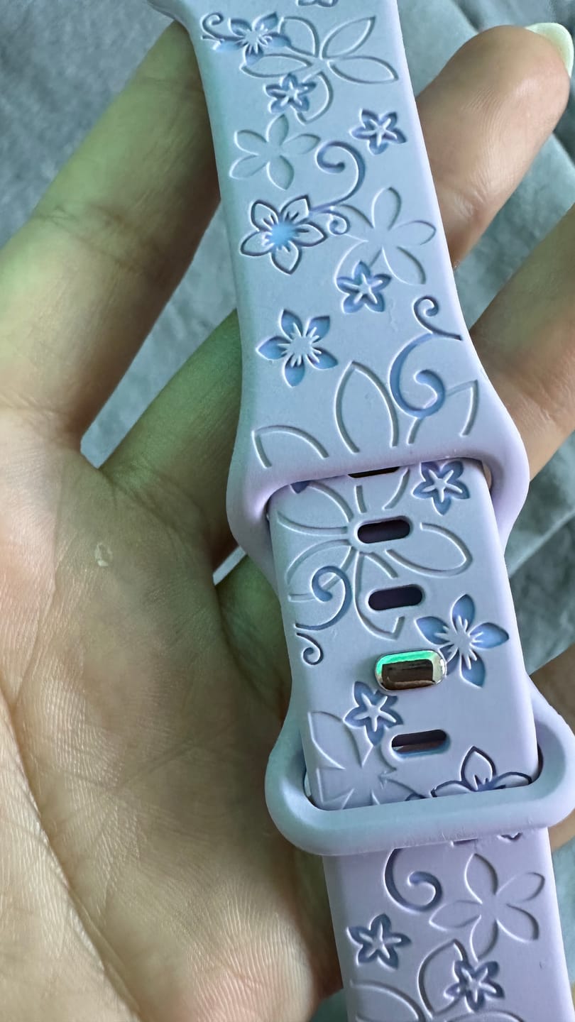 Customer photo review of Apple Watch Silikonband 'Dianne'