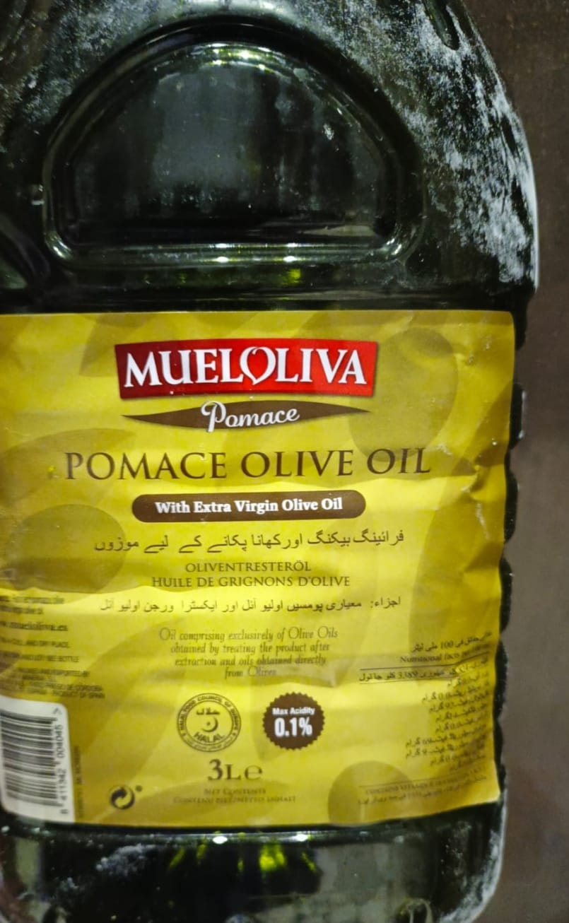 Customer photo review of Pomace Blended With Extra Virgin Olive Oil