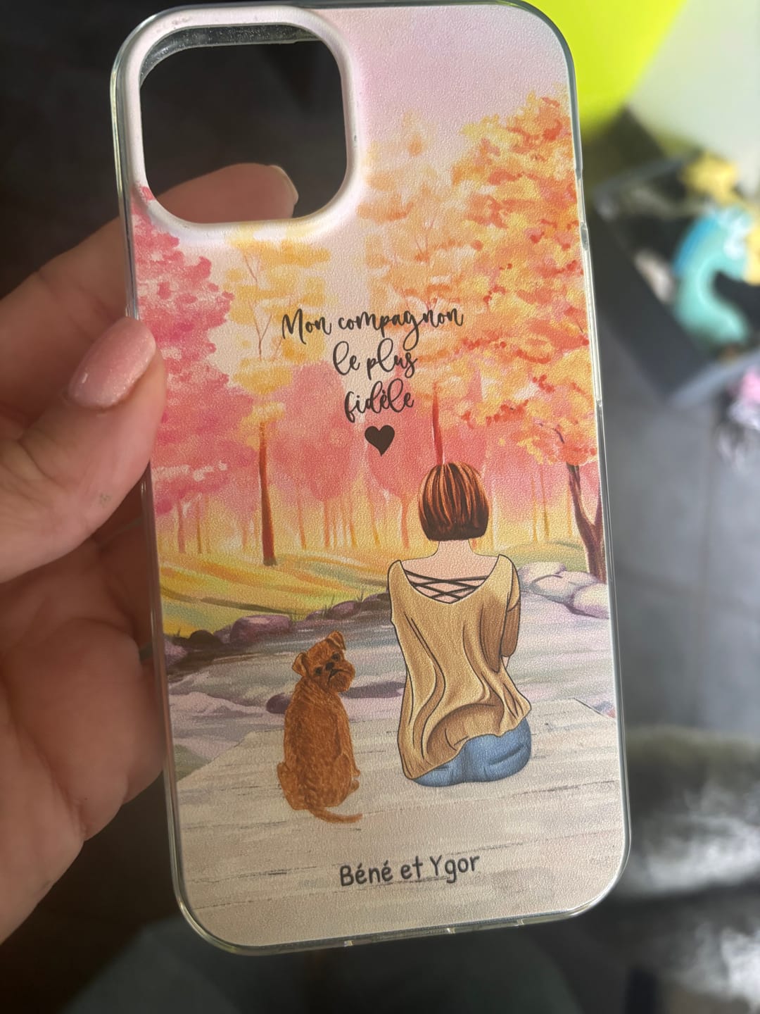 Customer photo review of Meilleurs amis - Coque de téléphone personnalisée