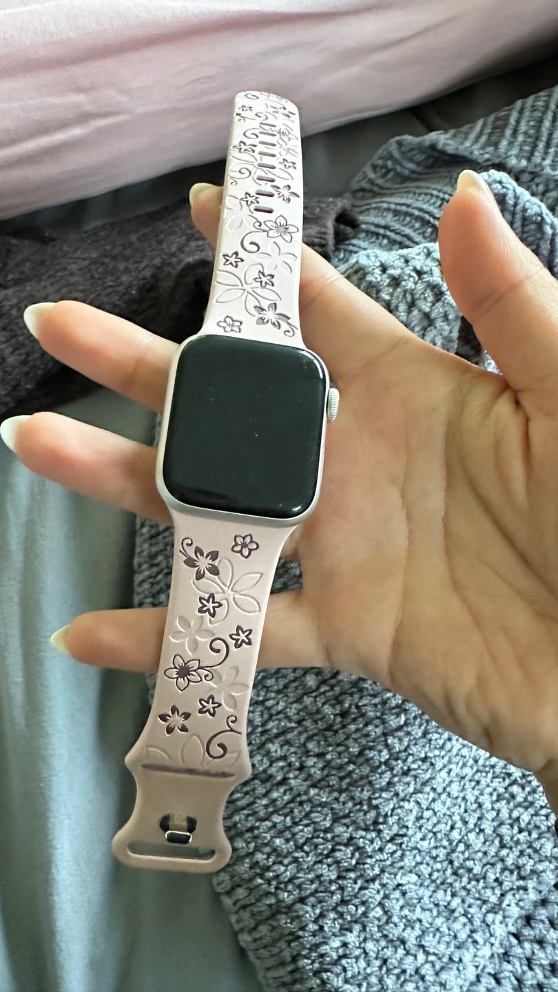 Customer photo review of Apple Watch Silikonband 'Dianne'