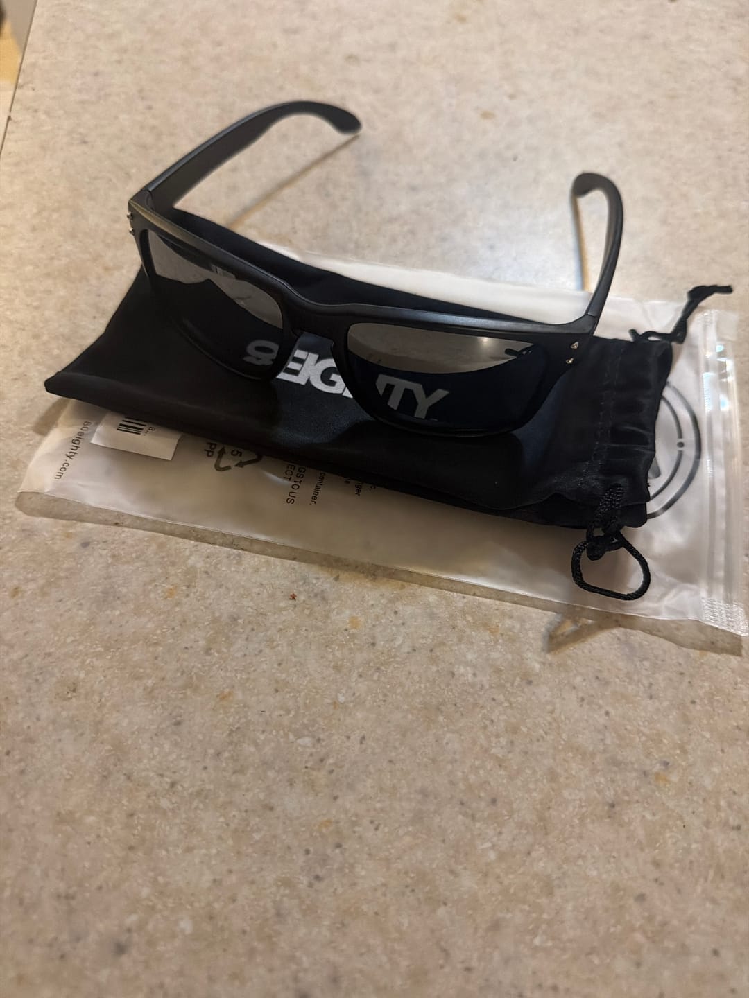 Customer photo review of 80Eighty® Polarized Sunglasses - Black Chrome