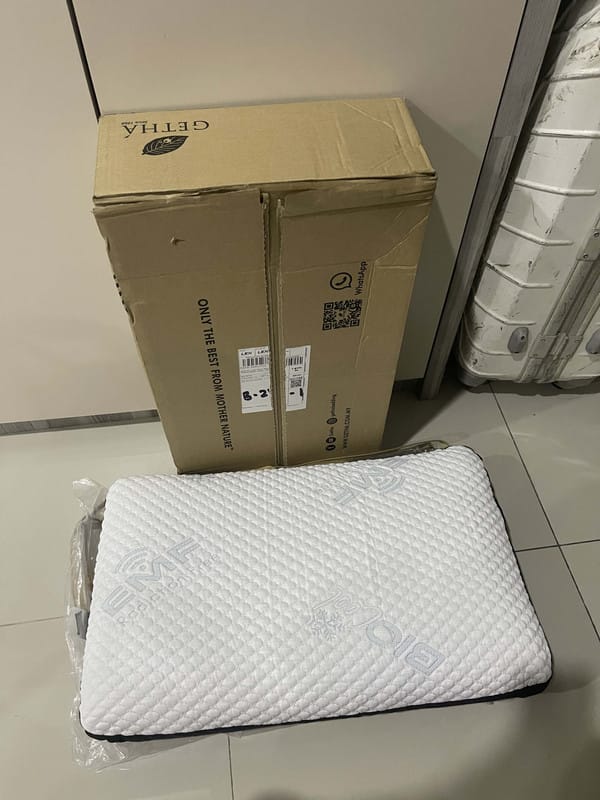 Customer photo review of (LIMITED UNIT) Getha Transforme Miracle Latex Pillow (NEW)