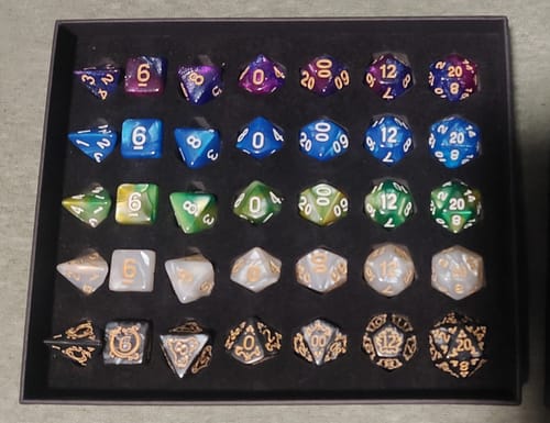 Customer photo review of Mystery Packs (Acryl, Resin, Metall)