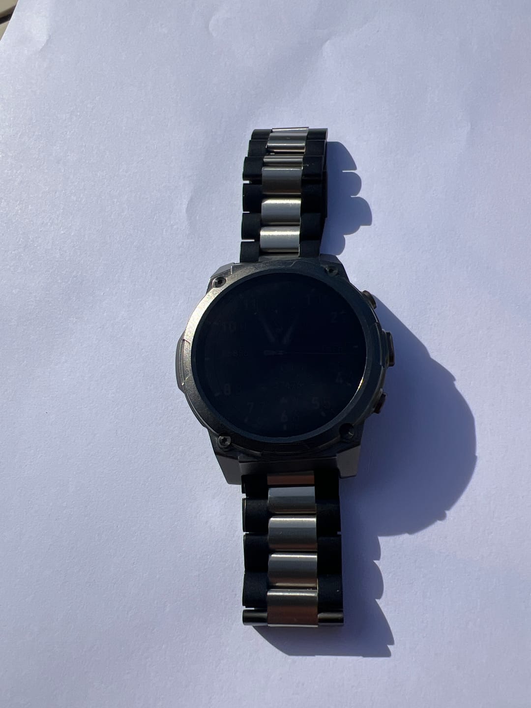 Customer photo review of Black-Silver Steel Loop