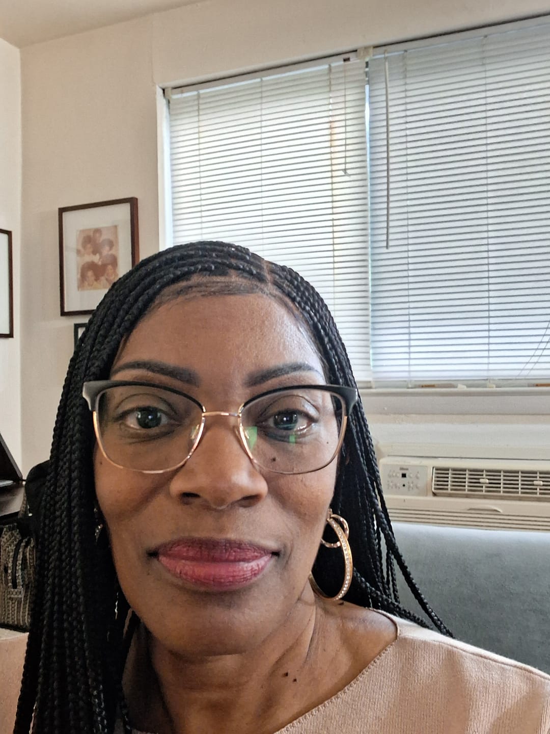 Customer photo review of Knotless Braid Wig, Swiss Full Lace, Color 1, Glueless, Small Knots - Patsy
