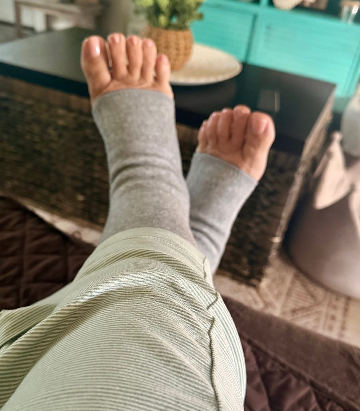 Customer photo review of Premium Anti-Fatigue Bamboo Footsleeves