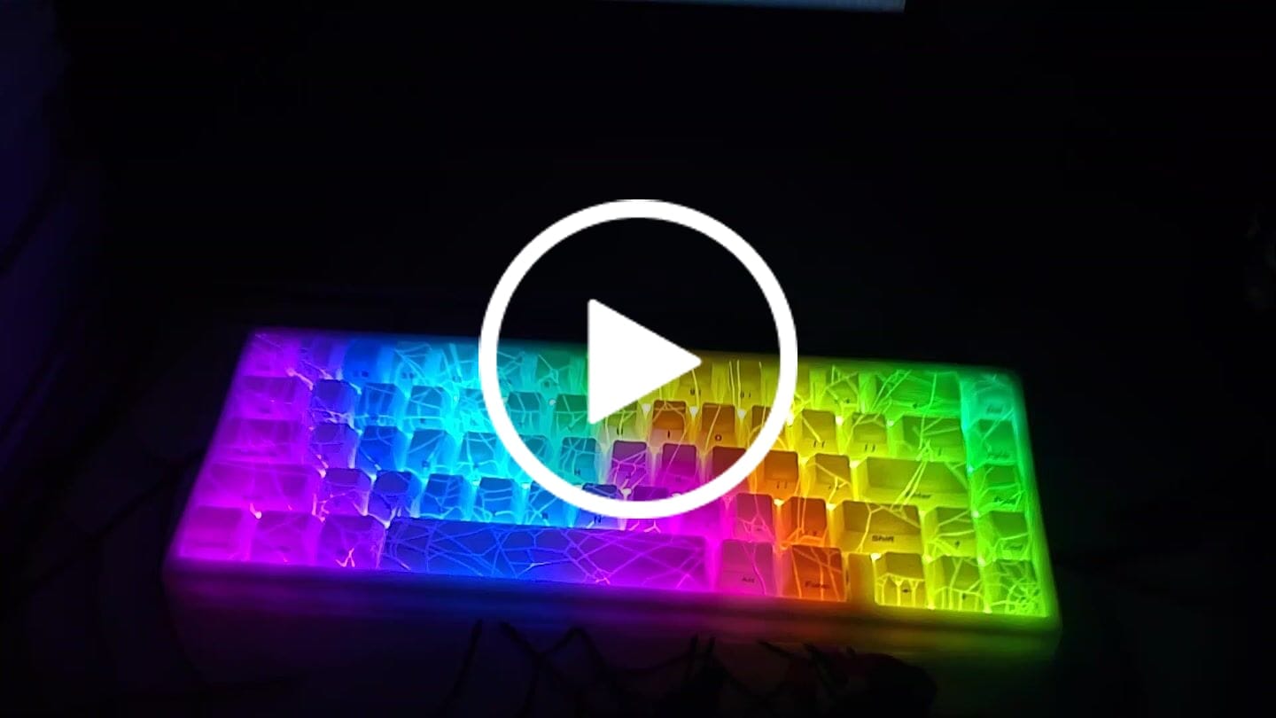 Customer video review of XVX M67 JadeStone Mekanik Klavye