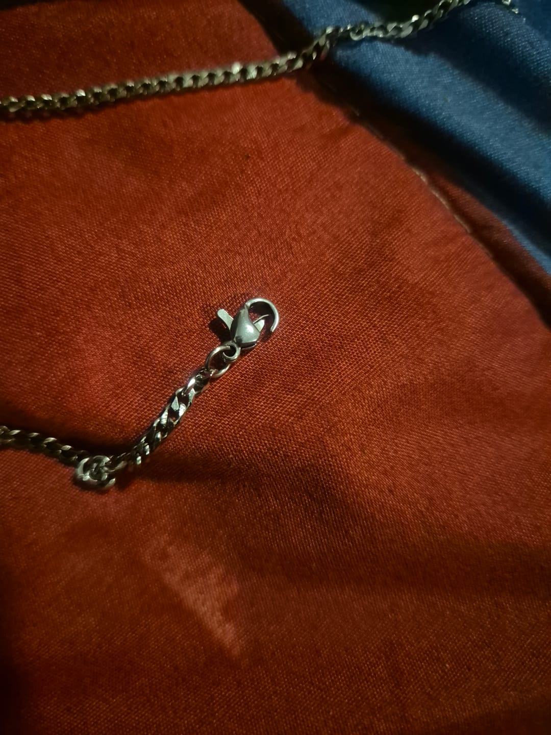 Customer photo review of 3mm Cuban Chain (Silver)