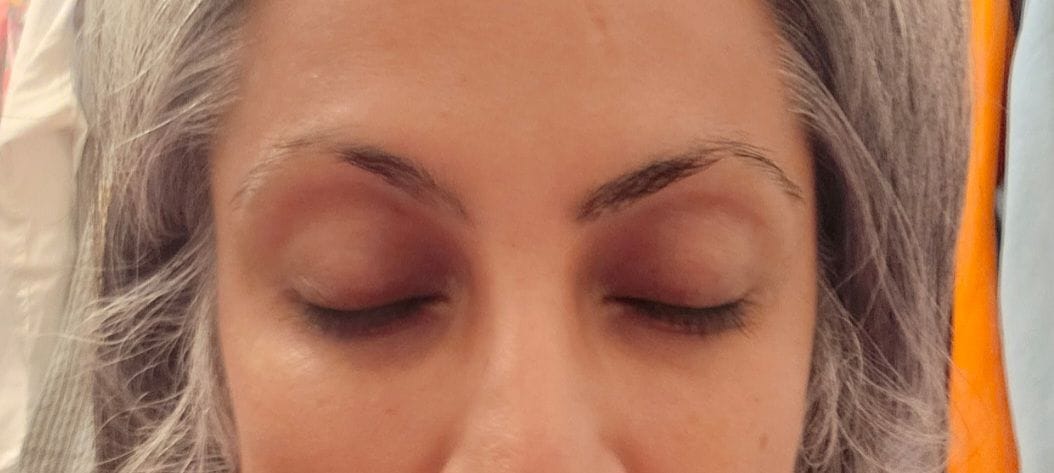Customer photo review of Eyebrow Growth Serum